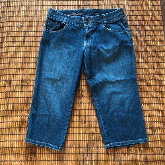 Eddie Bauer size 12 Curvy Crop Jeans - Picture 2 of 4